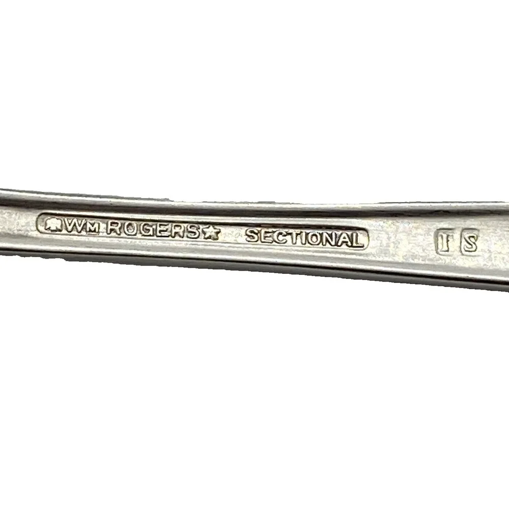 1939 Oneida Wm Rogers Sectional Silver Plate 6” Teaspoon Gloss Imperial Pattern